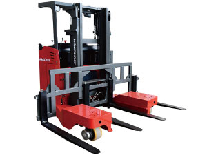 窄巷道堆垛車四向叉車