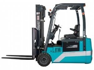 2.0噸電動平衡重式叉車三支點