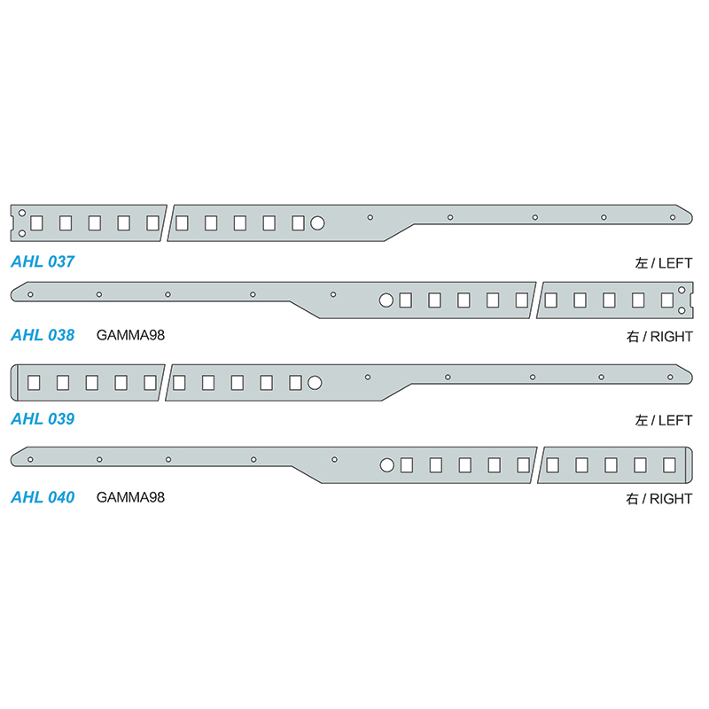 AHL 037 / AHL 038 GAMMA98/AHL 039/AHL 040 GAMMA98