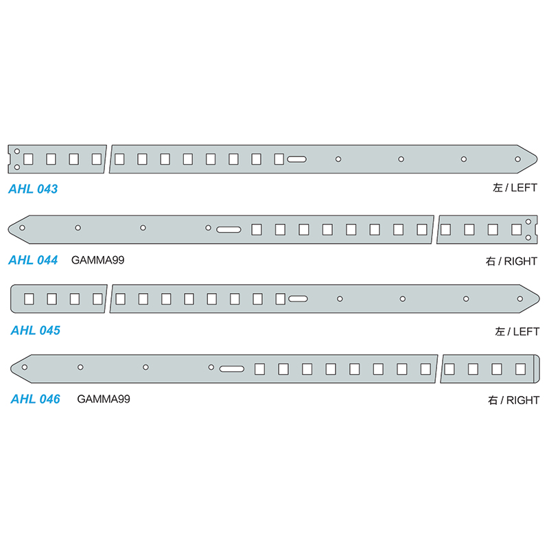 AHL 043 / AHL 044 GAMMA99/AHL 045/AHL 046 GAMMA99